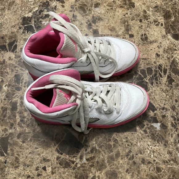 Jordan Retro 5 Kids Shoes Size 12C - Picture 7 of 8